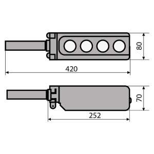 Пост управления талевым двигателем XAL-B3-491