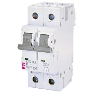 Автомат. выкл. 2п B 10А (6 кА) ETIMAT 6
