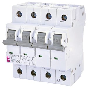 Автомат. выкл. 3п+N B 1А (6 кА) ETIMAT 6
