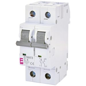 Автомат. выкл. 1p+N C 4А (6 кА) ETIMAT 6