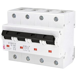 Автомат. выкл. 3п+N D 100А (15 кА) ETIMAT 10