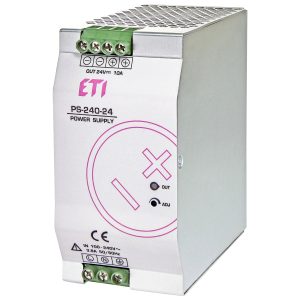 Блок питания PS-240-24 (Вход: 100-240V AC/140-340V DC; Выход: 24-28V DC/240W/10A)