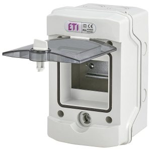 Щит пласт. ЩРН-П- 4 мод IP65 наружн. прозрачная дверца ECH-4Gu