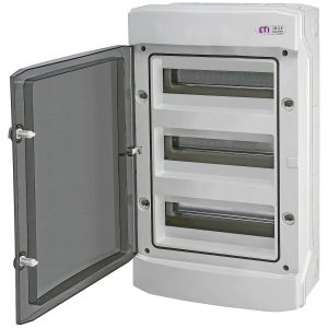 Щит пласт. ЩРН-П- 36 мод IP65 зовн. прозрачн. дверц ECH-36PTu