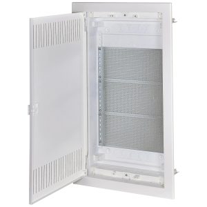 Металлопластиковый щит ECG42 MEDIA-I (перфорированная панель, перфорированная металлическая белая дверца)