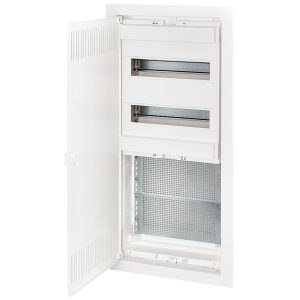 Щит пласт. ЩРВ-П- 24(28) мод IP30 внутр. метал бел. перф. дверц + 2 ряда ММ-облад ECG 56 COMBO2/3-I