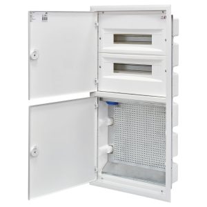 Щит пласт. ЩРВ-П- 36 мод IP40 внутр. метал біл. дверц + 3 ряди ММ-облад ERP 5-2