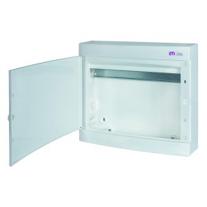 Щит пласт. наружн. исп. ECT 2x18PO MEDIA/EMPTY (пустой, белая дверца)