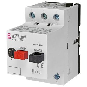 Автоматический выключатель защиты двигателя 0.25 A MS25-0.25
