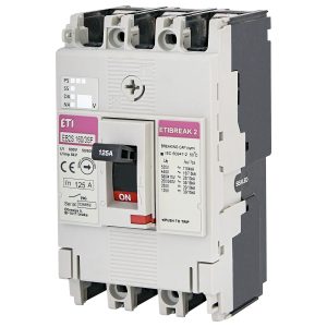 Автомат силовой трехполюсный 125А 25кА EB2S фикс./фикс. 160/3SF "ЕТІ"