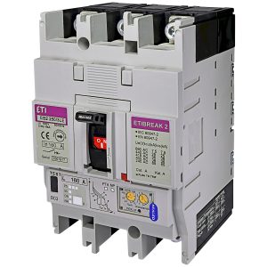 Автоматический силовой выключатель 3-полюсный 160А 36кА EB2 (0.4-1)In/выбираемый) 250/3LE "ЕТІ"
