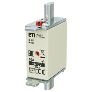 Предохранитель NH-000/gG 10A 690V KOMBI