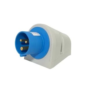 Вилка настінна EP-1632 IP44 (16A, 230V, 2P+PE)