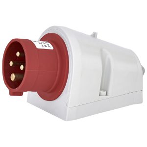 Вилка настінна EP-1643 IP44 (16A, 400V, 3P+PE)