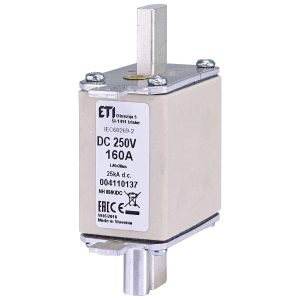 Запобіжник NH-00 DC 100A  250V (з бойком)