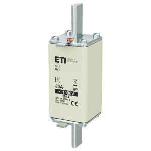 Запобіжник NH-1/gG 80A 1000V AC