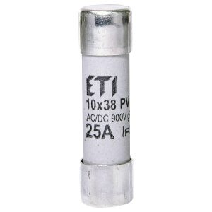 Запобіжник CH 10x38 gR-PV 25A 900V (50kA AC/8kA DC)