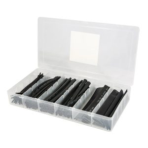 Набор термоусадочных трубок HST-100B (черные)