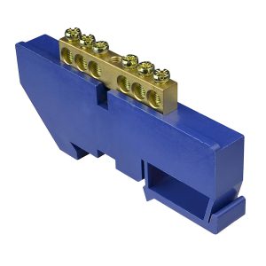 Шина нулевая на Din-рейку BC-4А 6х9 6 отв.