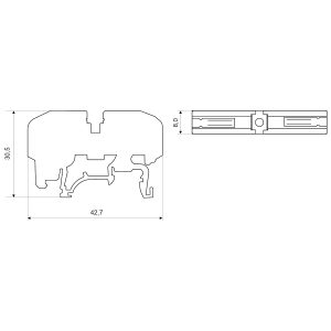 Клемма PCT-211 соединительная универсальная на Din-рейку
