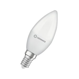 Лампа ЛЕД свічка  5W 4000K 470lm E14 VALUE CL B40 840 220-240V FR 10X1 (3 роки) OSRAM