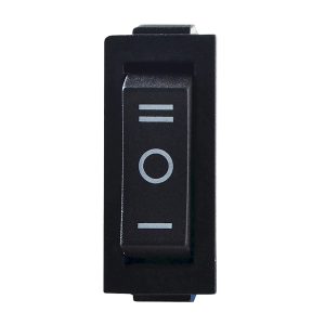 Переключатель 1-клавишный черный перекидной KCD3-103 B/B