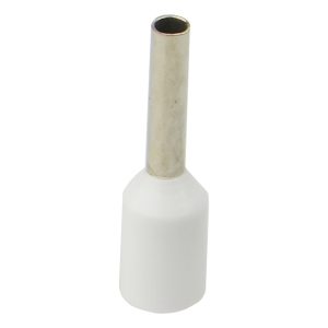 Наконечник гильзовый 1 мм.кв. изол. НТ 1,0-08 белый (100шт) "АСКО"