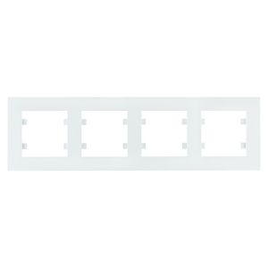 Рамка 4X горизонтальна, Lumina-Intens, біла (A) "ХАГЕР"