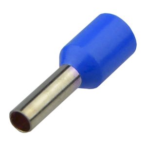Наконечник втулочный 0.75 мм.кв. изоляц. НТ 0.75-08 синие (100шт) "АСКО"