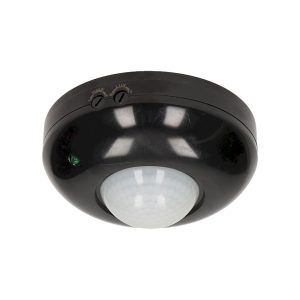 Датчик руху 360° 1200W стельовий (L6м, h4,0м) IP20 чорний (заміна 000059904)