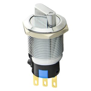 Поворотная кнопка 3-х поз. металлическая TY 19C-X11/3 2НО+2НЗ