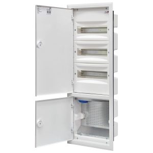 Щит пласт. ЩРВ-П- 36 мод IP40 внутр. метал біл. дверц + 2 ряди ММ-облад ERP MEDIA 12-5-3V