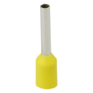 Наконечник гильзовый 1 мм.кв. изол. НТ 1,0-10 желтые (100шт) "АСКО"
