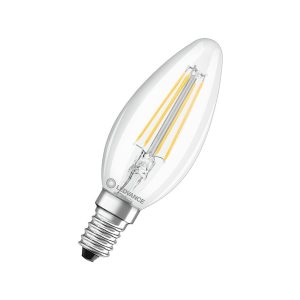 Лампа ЛЕД свічка  4W 2700K 470lm E14 VALUE CL B40 827 230V FIL 10X1 (3 роки) OSRAM