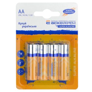 Батарейка лужна AАА.LR6.BL4 (blister 4)