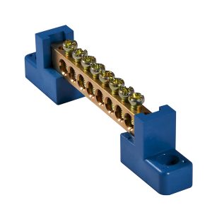Шина нулевая на пласт.основании ВС-2А 8 отв.