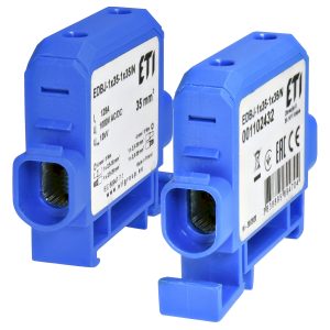 Вводная силовая клемма EDBJ-1x35-1x35N (125A, 1000V AC/DC, IN: 1x35, OUT: 1x35)