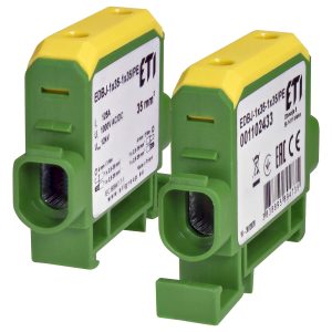 Вводной силовой клеммный блок EDBJ-1x35-1x35PE (125A, 1000V AC/DC, IN: 1x35, OUT: 1x35)
