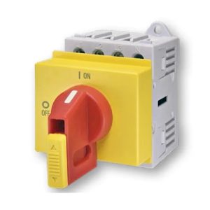 Вимикач навантаження ModLBS 3P 40 ES ("1-0", 40A, 3P, модульн., жовто-червоний, на DIN-рейку)