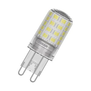 Лампа ЛЕД капсульна   3,8W 2700K 470lm G9 LED PIN40 CL 230V (3 роки) OSRAM