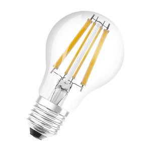 Лампа ЛЕД класична 11W 2700K 1521lm E27 LED CL A100 DIM 230V FIL (3 роки) OSRAM
