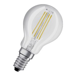 Лампа ЛЕД класична  4W 2700K 470lm E14 LEDSCLP40 230V FIL (3 роки) OSRAM