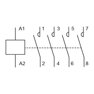 Контактор 25 А 220В 4НО 4Р МК-Н "АСКО"
