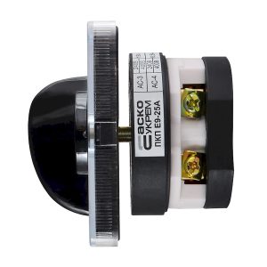 Кулачковый переключатель ПКЭ9 25А/1.822 (1-0 2 полюса)