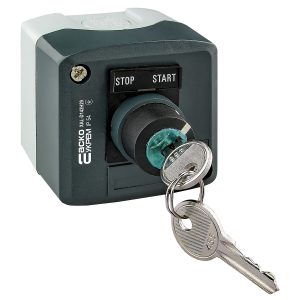 Пост 1 мост. переключатель 2-позиционный с ключом XAL-D142H29