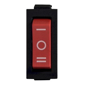 KCD3-103 К/Б Переключатель 1-клавишный перекидной (красный)
