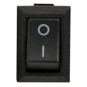KCD5-101 Ч/Ч Переключатель 1 клавишный черный