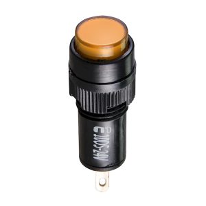 Сигнальная арматура AD22E-10DS желтая 24V АС/DC