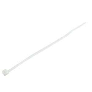 Стяжка кабельная 3,0х100 белая (100шт)