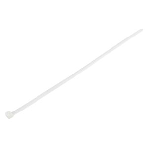 Стяжка кабельная 5,0х400 белая (100шт)